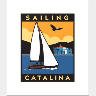 Sailing Catalina Posters and Art